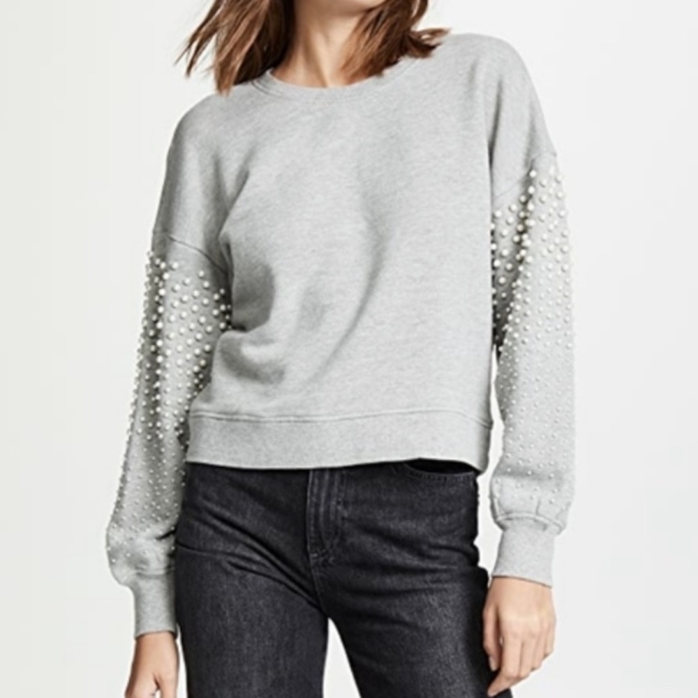 Joie Pearl Sleeve Sweatshirt